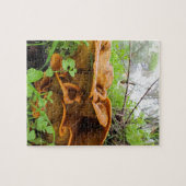 Schönes orange Pilz-Puzzlespiel Puzzle (Horizontal)