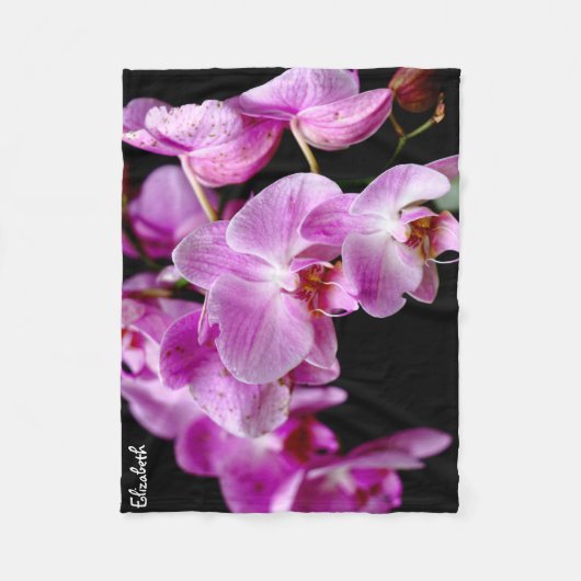 Schönes Orchid Blanket Fleecedecke (Vorderseite)