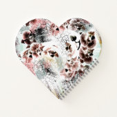 Schönes orchid-stilvolles Notizbuch (Rückseite)