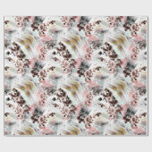 Schönes Orchideenstil Geschenkpapier (Flach)