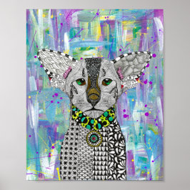 Schönes Orientalisches Kurzhaar-Poster Poster