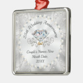 Schönes Ornament zum 25. Geburtstag (Links)