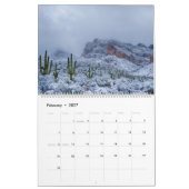 Schönes Oro Tal große zwei Seiten Kalender (Feb 2027)