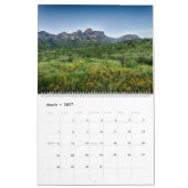 Schönes Oro Tal große zwei Seiten Kalender (Mär 2027)