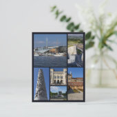 Schönes Oslo, Norwegen, Postkarte (Stehend Vorderseite)