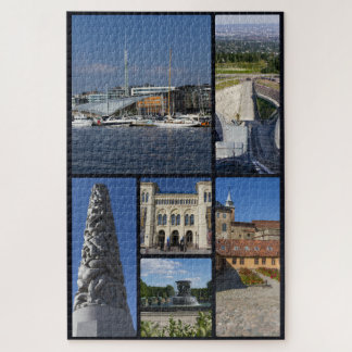 Schönes Oslo, Norwegen, Puzzle