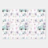 Schönes Osterfarbendesign Geschenkpapier Set (Vorderseite 3)