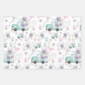 Schönes Osterfarbendesign Geschenkpapier Set (Vorderseite)