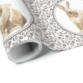 Schönes Osterkaninchendesign Geschenkpapier (Rolleneckpunkt)
