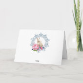 Schönes Osterkaninchendesign Karte (Rückseite)