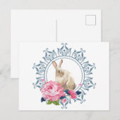 Schönes Osterkaninchendesign Postkarte (Vorne/Hinten)
