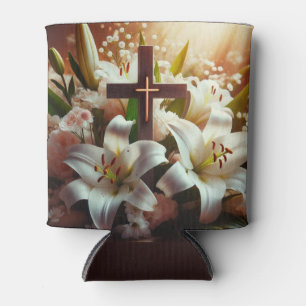 Schönes Osterlilienkreuz Dosenkühler