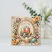 Schönes Ostern Feiertagskarte (Stehend Vorderseite)