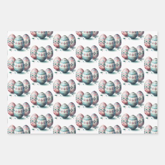 Schönes Ostern Geschenkpapier Set (Vorderseite 2)