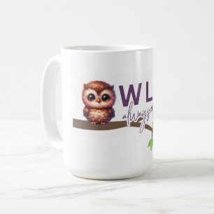Schönes Owl-Design Kaffeetasse