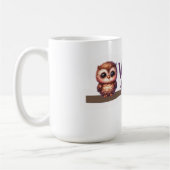 Schönes Owl-Design Kaffeetasse (Links)