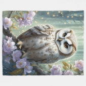 Schönes Owl Fleecedecke (Vorderseite (Horizontal))