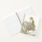 Schönes Owl in Tree Spiral Notebook Notizblock (Innenseite)