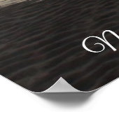 Schönes Ozeanfotografie - Sunset Quote Poster (Ecke)