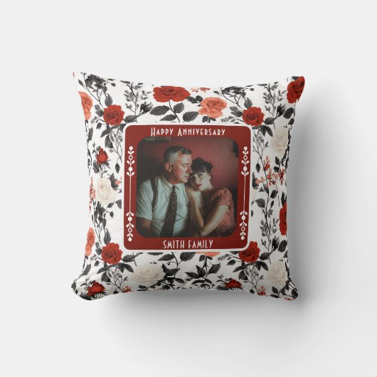 Schönes Paar Golden Jubiläum Kissen (Vorderseite)