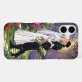 Schönes Paar im Park iPhone Hülle (Rückseite (Horizontal))