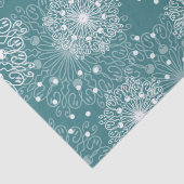 schönes Packpapier mit Schneeflocken im Winter Seidenpapier (Detail)