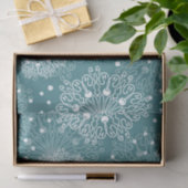 schönes Packpapier mit Schneeflocken im Winter Seidenpapier (Geschenk)