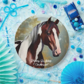 Schönes Paint Horse Pappteller (Party)