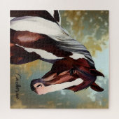 Schönes Paint Horse Puzzle (Horizontal)