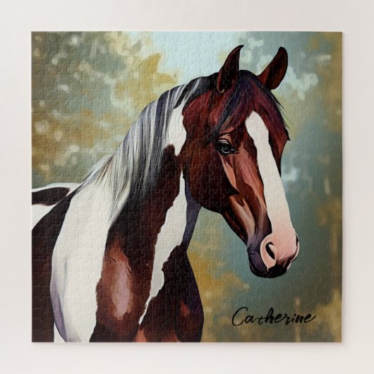 Schönes Paint Horse Puzzle (Vertikal)