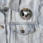 Schönes Paint Pinto Pferd Button (Beispiel)