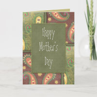 Schönes Paisley Birthday Design