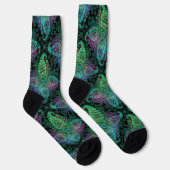 Schönes Paisley-Design Socken (Rechts)