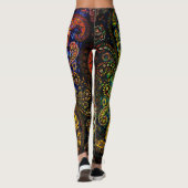 Schönes PAISLEY-Muster Leggings (Rückseite)
