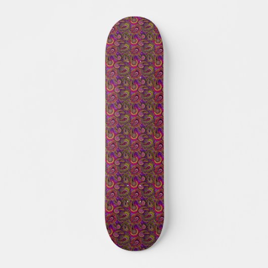 Schönes Paisley Skateboard (Vorne)