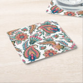 Schönes Paisley Untersetzer Set (angewinkelt)