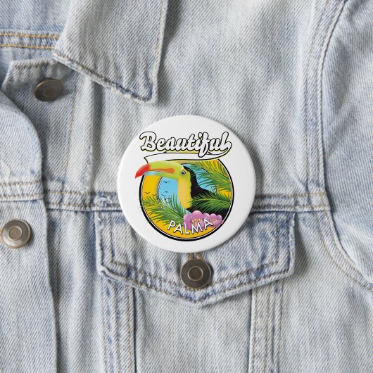 Schönes Palma, Toucan Logo Button (Beispiel)
