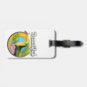 Schönes Palma, Toucan Logo Gepäckanhänger (Rückseite horizontal)