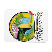 Schönes Palma, Toucan Logo Magnet (Horizontal)