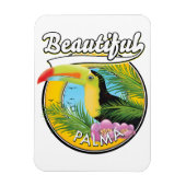 Schönes Palma, Toucan Logo Magnet (Vertikal)