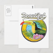 Schönes Palma, Toucan Logo Postkarte (Vorne/Hinten)