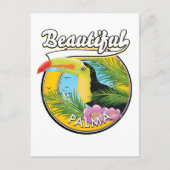 Schönes Palma, Toucan Logo Postkarte (Vorderseite)