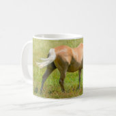 Schönes Palomino Pferd Kaffeetasse (Vorderseite Links)