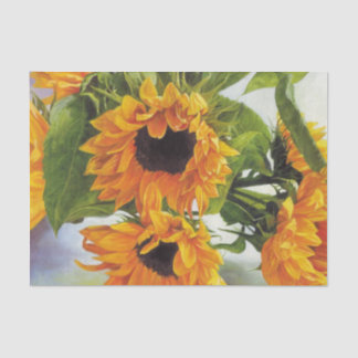 Schönes Papier für die Malerei von Sonnenblumen