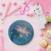 Schönes Papier für die Morgenglorie Pappteller (Party)