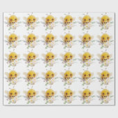 Schönes Papier zum Abpacken von Bienen Geschenkpapier (Flach)