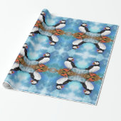 Schönes Papier zum Wrapping von Vögeln im Atlantik Geschenkpapier (Ungerollt)