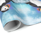 Schönes Papier zum Wrapping von Vögeln im Atlantik Geschenkpapier (Rolleneckpunkt)