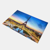 Schönes Paris, Frankreich | Eiffel Tower Fußmatte (Schrägansicht)