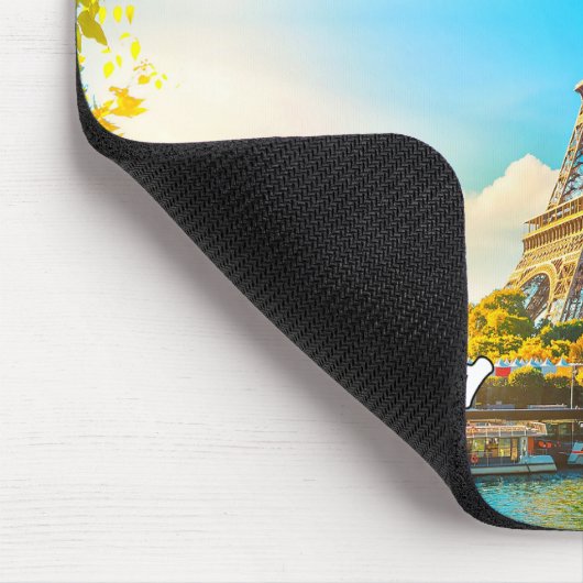 Schönes Paris, Frankreich | Eiffel Tower Mousepad (Ecke)